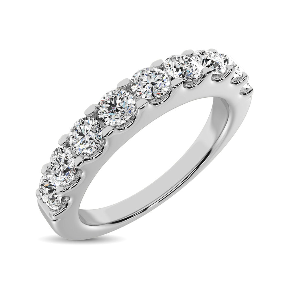 1 Ct. T.W. Diamond Nine Stone Band