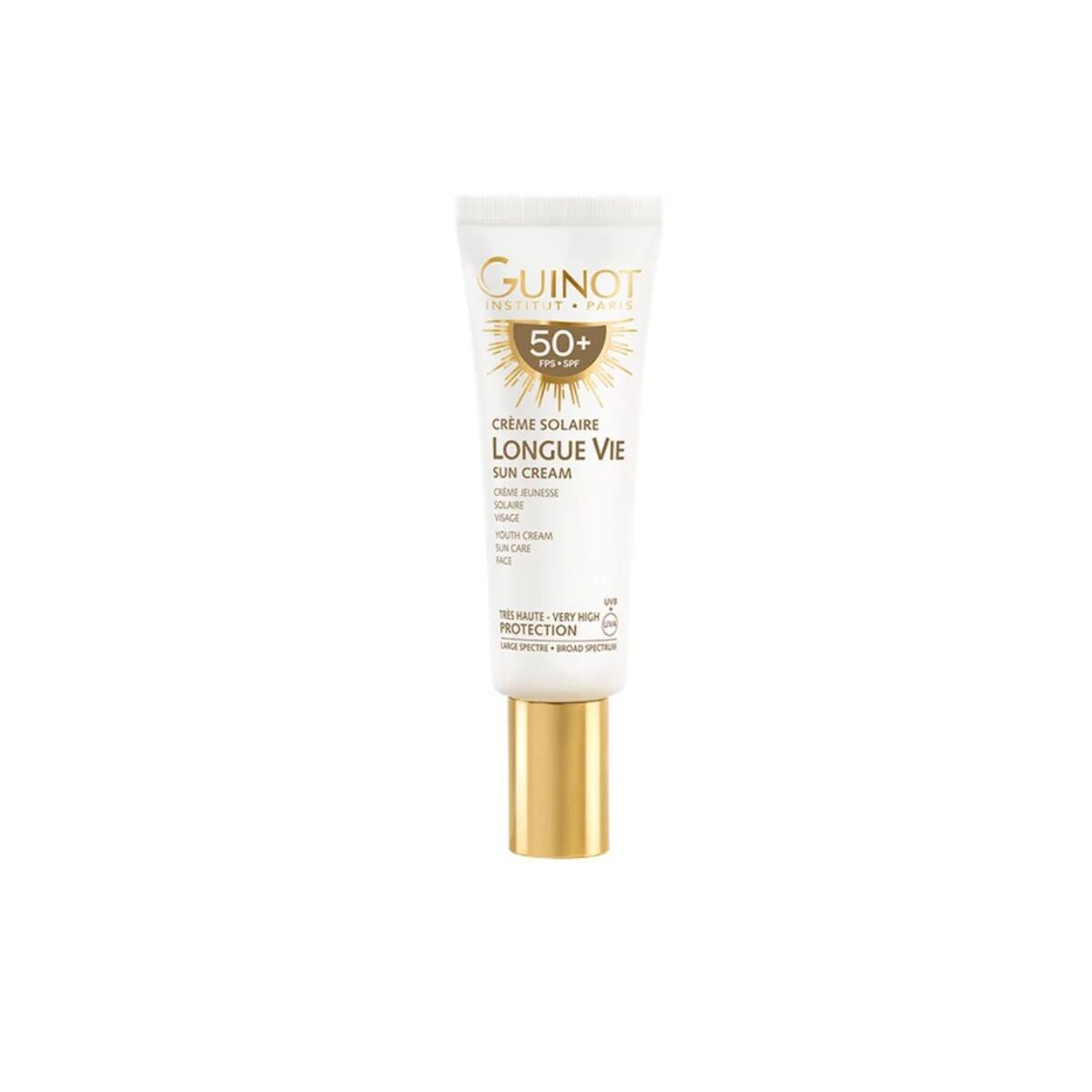 Sonnenschutzcreme für das Gesicht Guinot Longue Vie SPF 50+ 50 ml Anti-Aging