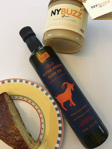 Olive Oil Cake and Honey Syrup