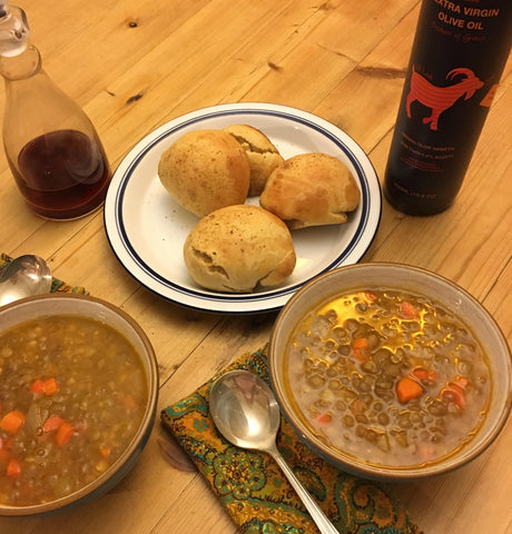 Lentil Soup (Soupa Fakkes)