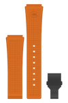 GLOCK Silicone Strap in Orange with Black Clasp GB-PU-ORANGE-RTF-BC