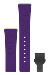 GLOCK Silicone Strap in Purple with Black Clasp and Lettering GB-PU-PURPLE-LOGO-BC