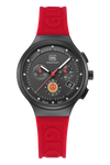 GLOCK Watch GW-16-1-18 Red Silicone Strap with Lettering Front View
