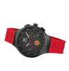GLOCK Watch GW-16-1-18 Red Silicone Strap with Lettering Horizontal View
