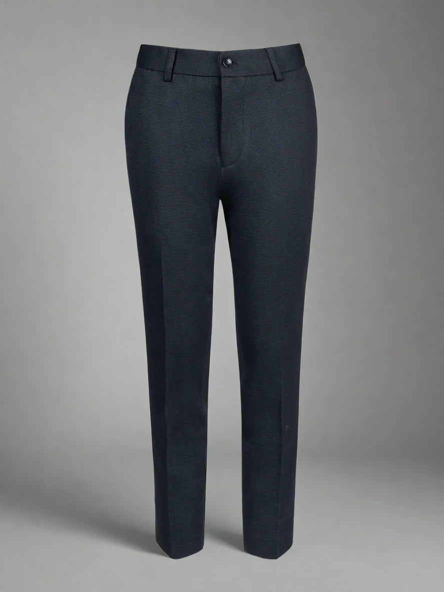 T.O. Mens Navy Basic Stretch Dress Pants A6-2