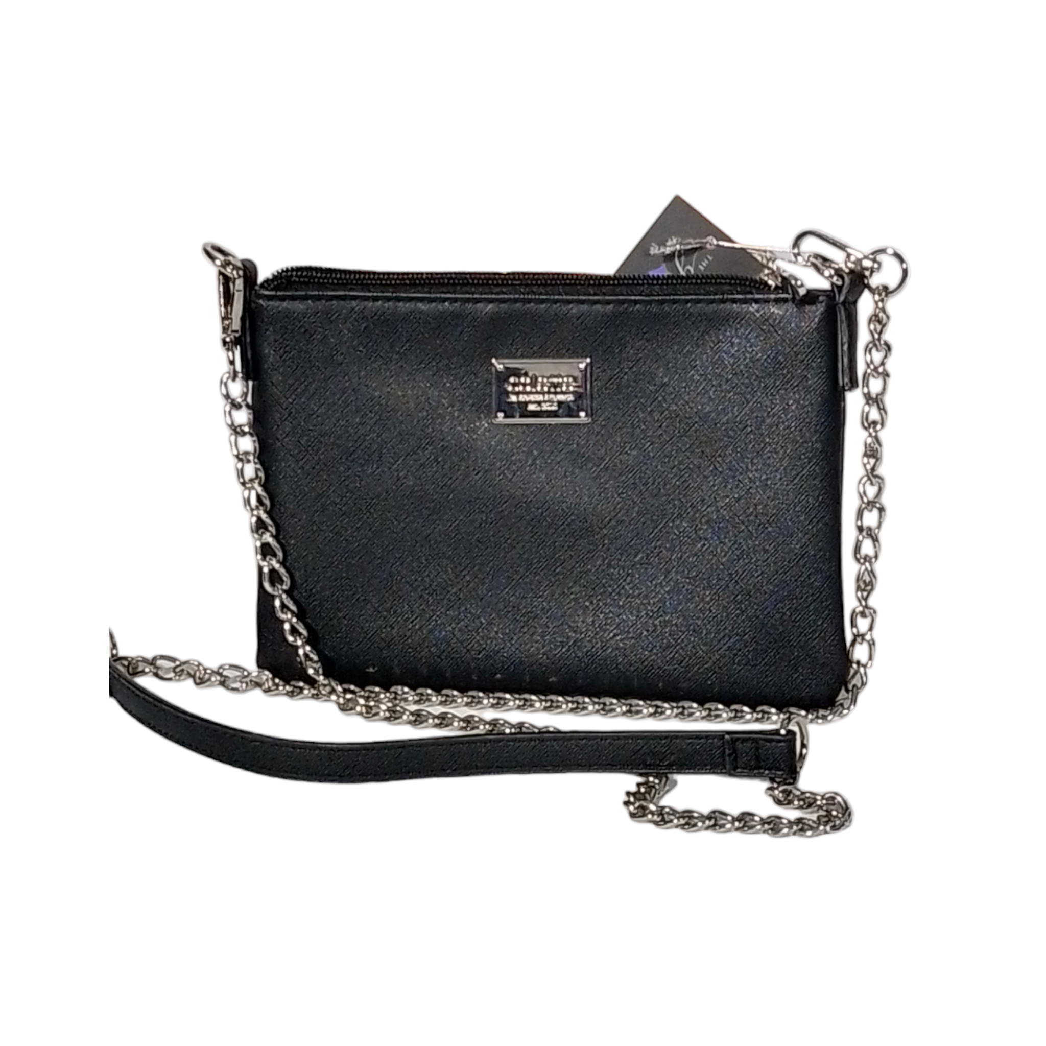 Buy Colette Bowler Bag - Handbag Shoulder Black Vinyl Cotton Fabric Online