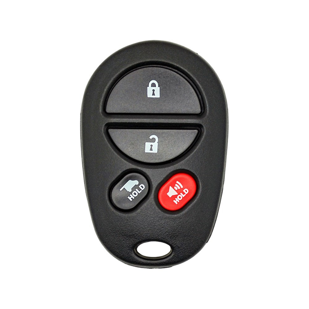 Toyota Sienna 2004-2013 4-Button Remote w/ Hatch   FCC: GQ43VT20T - 315 Mhz - Key Provision product image