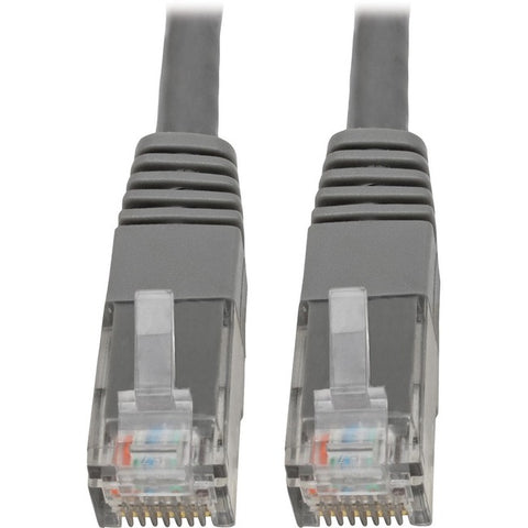 Tripp Lite Cat6 Cat5e Gigabit Molded Patch Cable RJ45 M-M 550MHz Gray 15ft ->  -> May Require Up to 5 Business Days to Ship -> May Require up to 5 Business Days to Ship - SystemsDirect.com