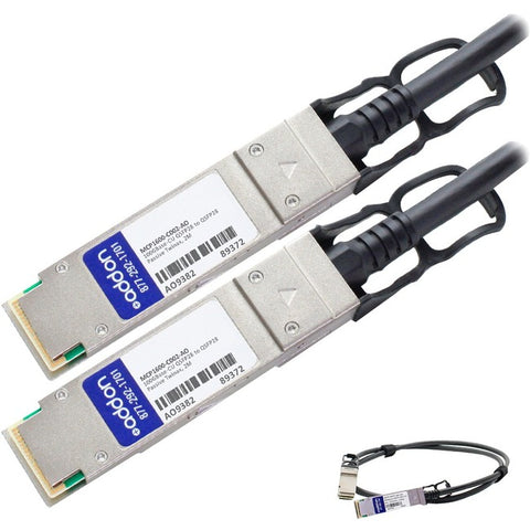 AddOn Mellanox MCP1600-C002 Compatible TAA Compliant 100GBase-CU QSFP28 to QSFP28 Direct Attach Cable (Passive Twinax, 2m) - SystemsDirect.com