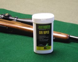 Bull Frog Gun Wipes.