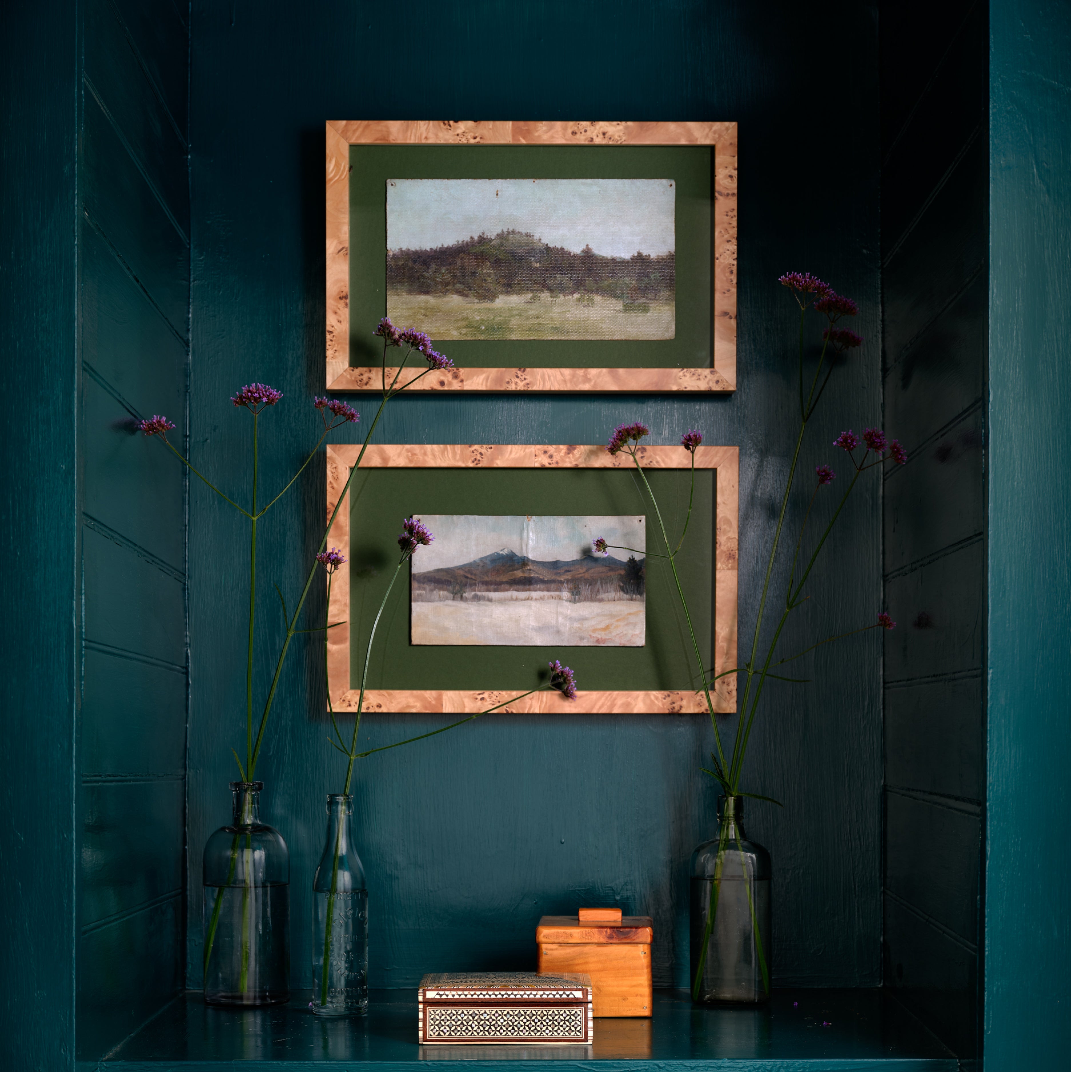 Giza Frame with a Green Mat