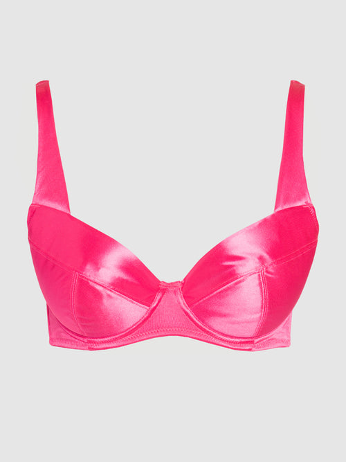 Kaylee Open Cup Ribbon Bra