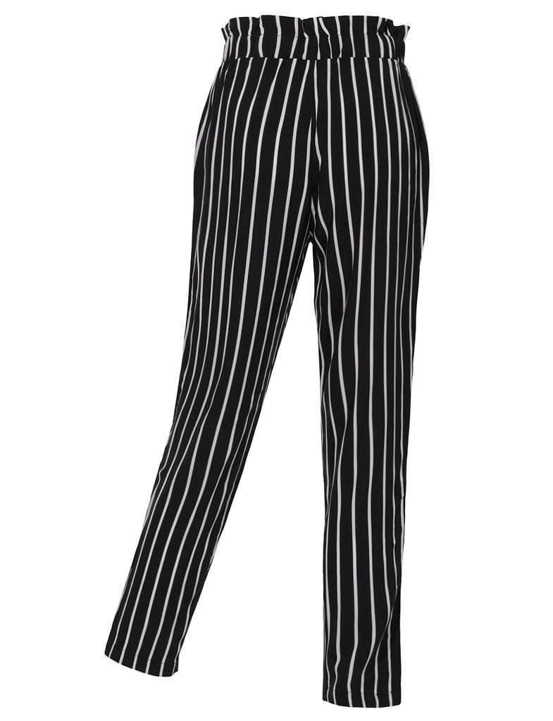 stretchy striped pants