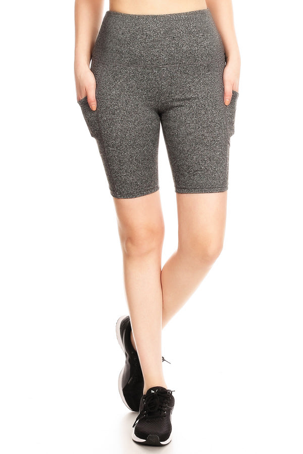 dark gray biker shorts