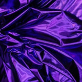 Eggplant foiled spandex