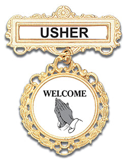 custom church usher pins