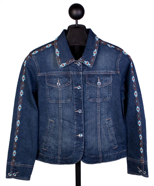 Beaded Vintage Denim Jacket (by Ethyl Denim) - Canyon Creek Saddlery ...