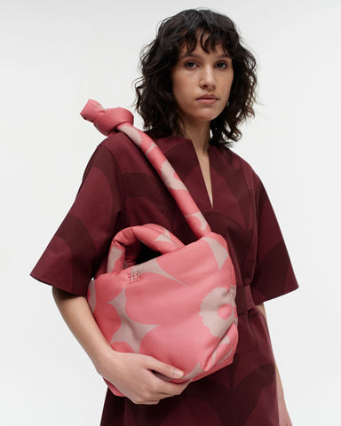 Marimekko Daily Pillow Bag Pink Unikko – Kiitos Living by Design