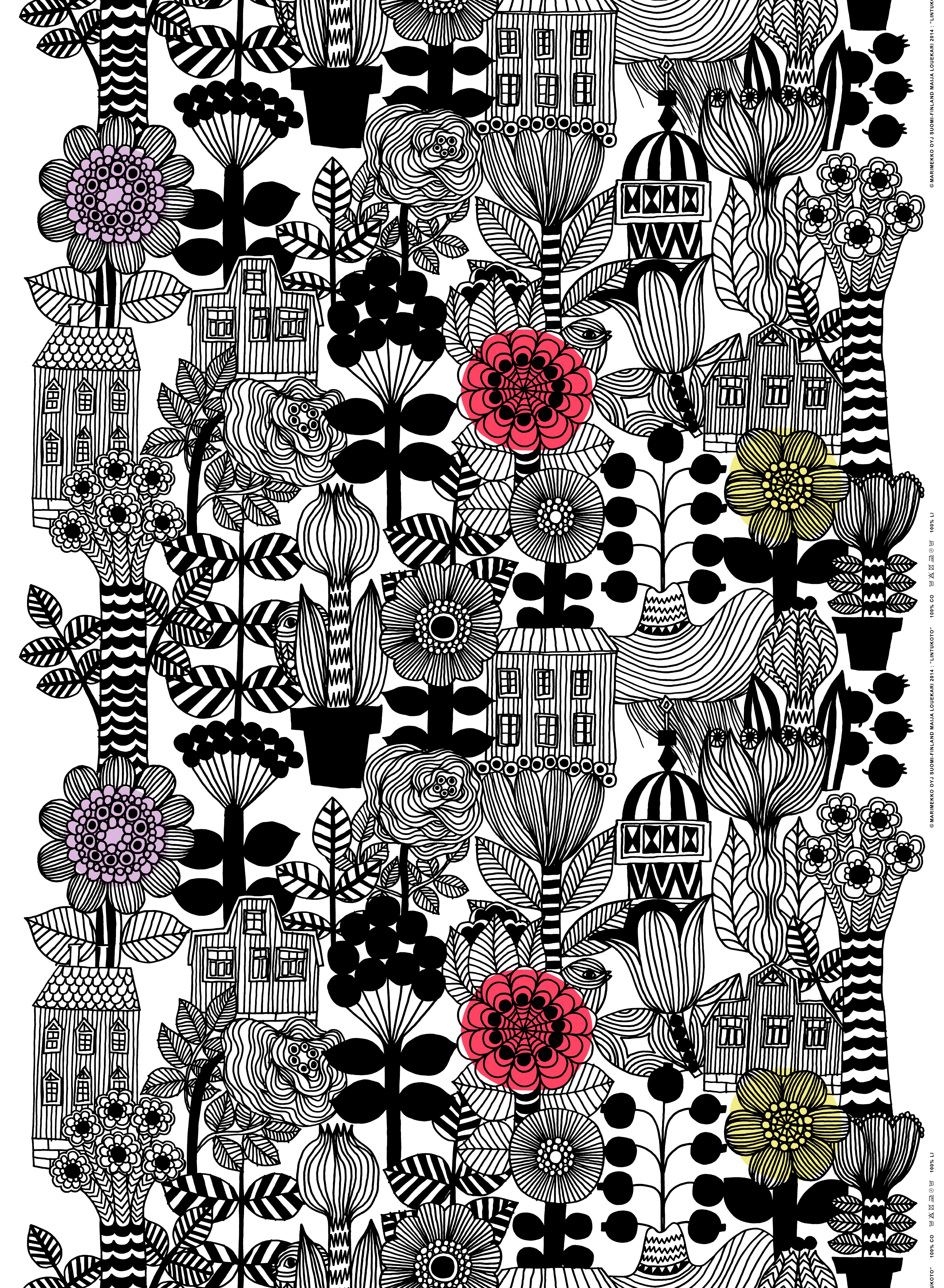 Marimekko Fabric - Cotton - Lintukoto 192 – Kiitos Living by Design