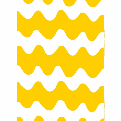 Marimekko Lokki Cotton Fabric Yellow – Kiitos Living by Design