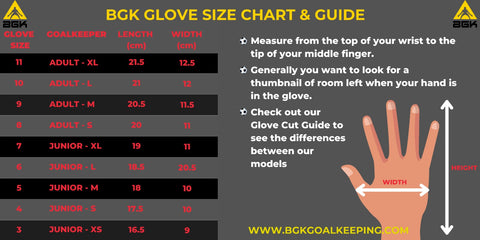 Glove size guide