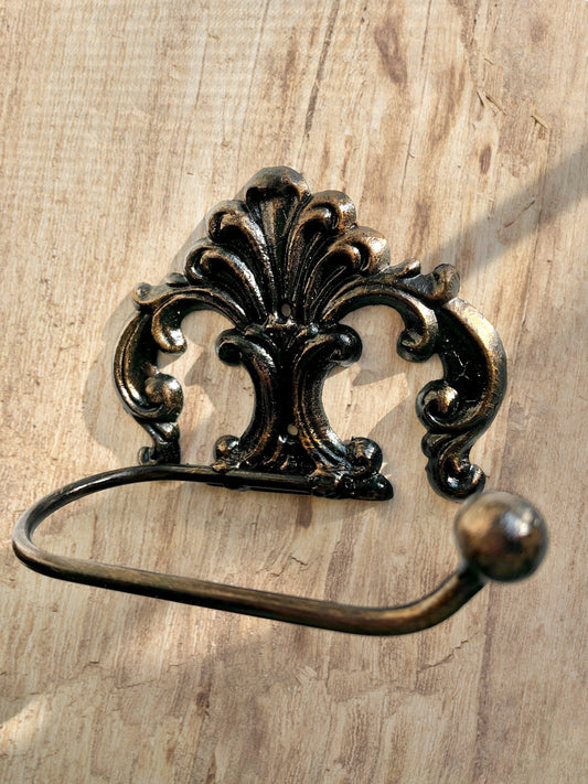 Standing Wrought Iron Toilet Tissue Holder  Ozark Cabin Décor LLC – Ozark  Cabin Décor, LLC