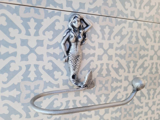 Mermaid iron Toilet Paper Holder – Fleur De Lis Junkie