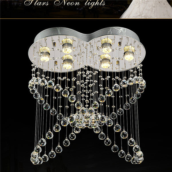 Luxury Crystal Ceiling Lamp Butterfly Chandelier Pl508