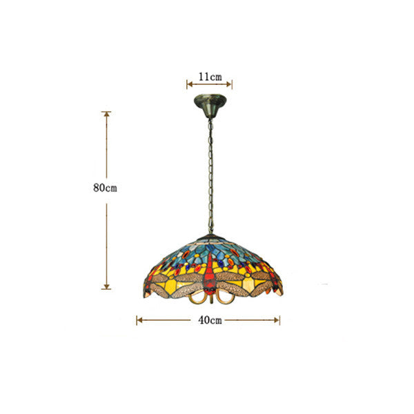 Dragonfly Tiffany Style Hanging Lamps PL716 - Cheerhuzz