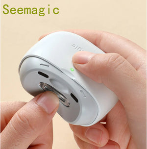 Seemagic Electric Automatic Nail Clippers Pro with light Trimmer Nail Cutter Manicure For Baby Adult Care Scissors Tools smart - OBI VARIETY STORE