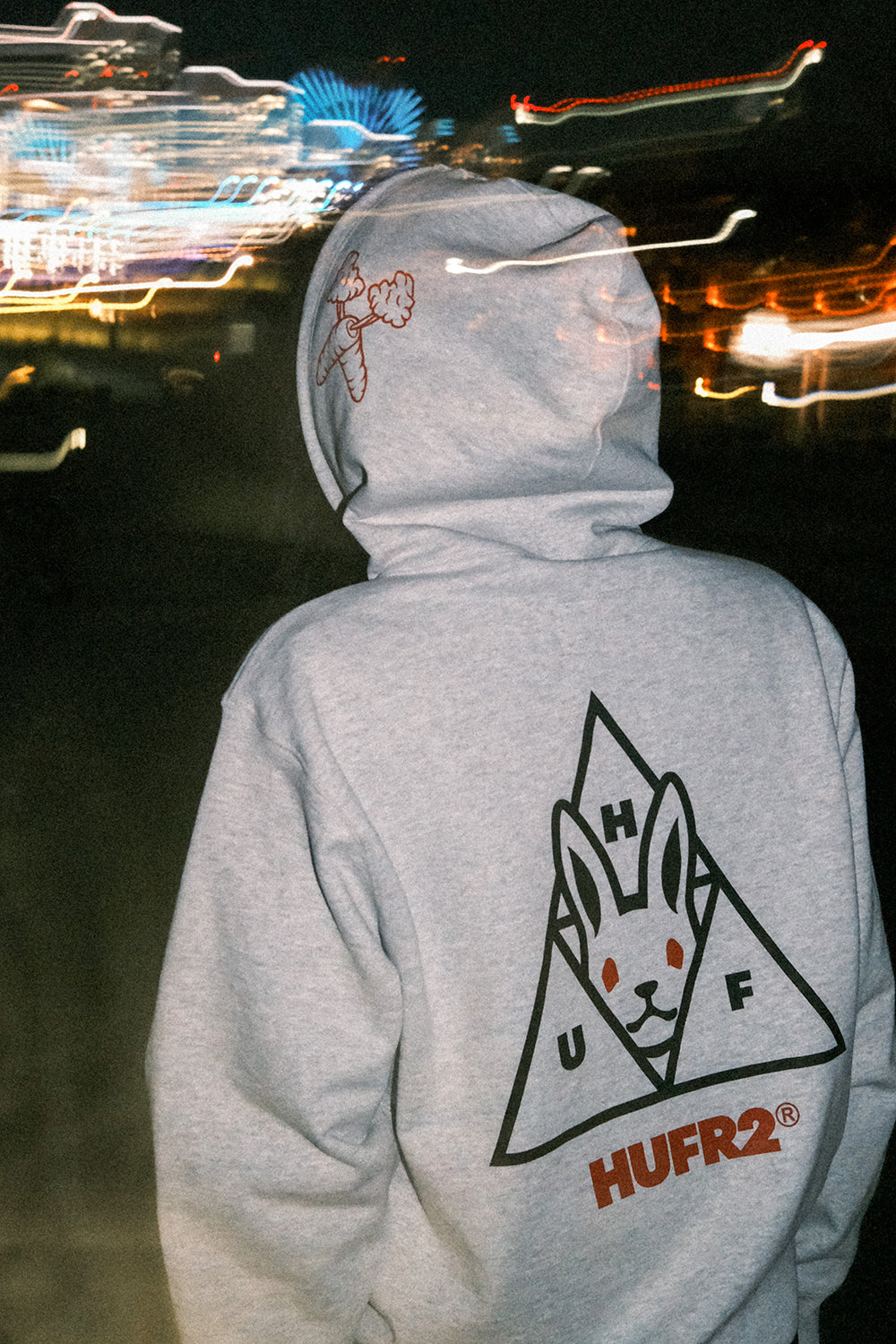 HUF collaboration with FR2 Hoodie XL