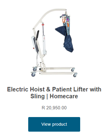 Sheer Mobility | Homecare | Patient Electrical Hoist