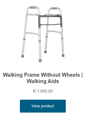 Sheer Mobility | Walking Aids | Walking Frame Without Wheels