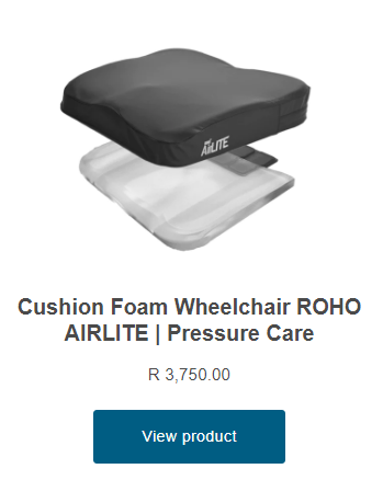 Sheer Mobility | Wheelchair Accessories | ROHO AIRLITE Cushion Foam Wheelchair