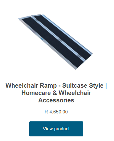 Sheer Mobility | Wheelchair Accessories | Wheelchair Ramp