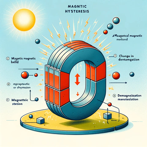 De rol van magnetische hysteresis bij de demagnetisatie van magneten en hoe dit kan worden voorkomen