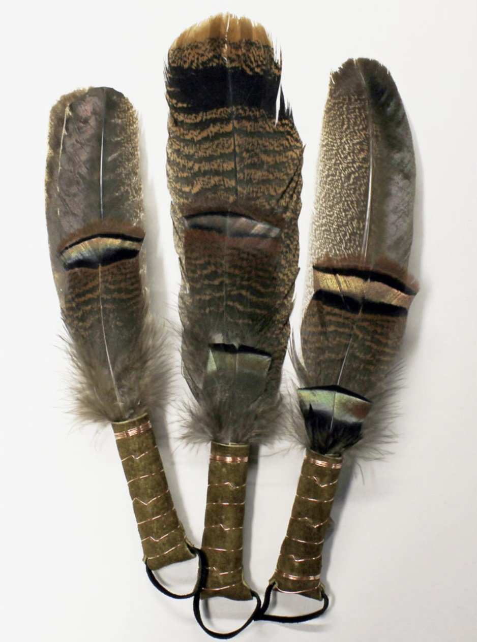 Smudging Feather with Handle