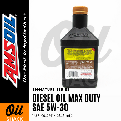 AMSOIL Signature Series Max-Duty Synthetic Diesel Oil 15W-40 (1 Case)
