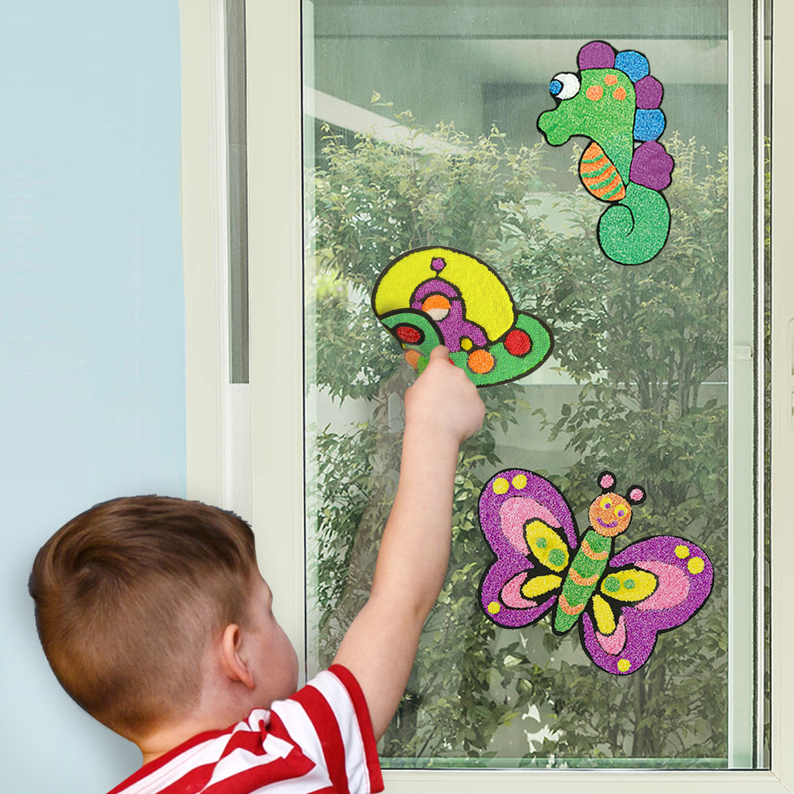 Window Art - Yummy Treats- Air Dry Clay- Craft Kit for 3 years and above –  Imagimake