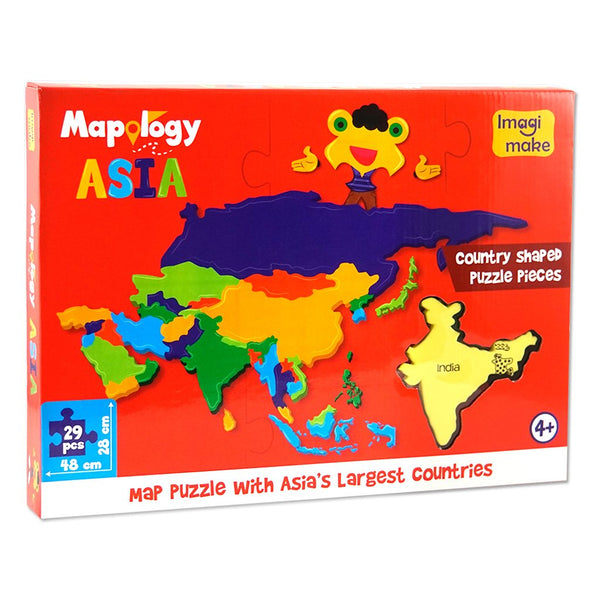 Asia Map Foam Puzzle