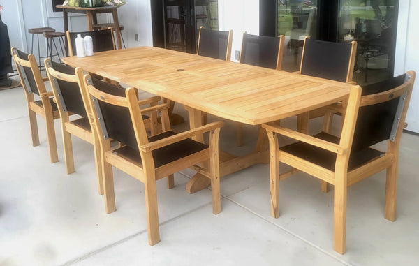 Teak and Sling Dining