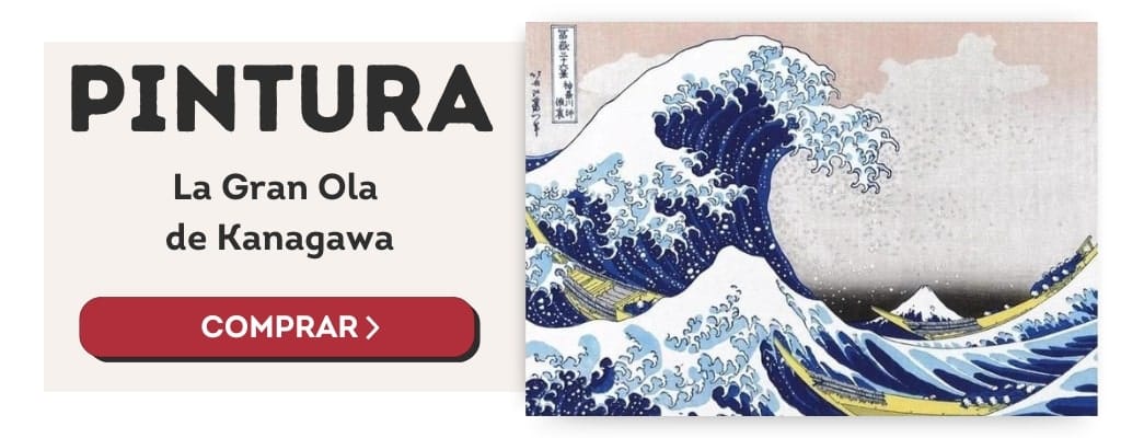 comprar pintura de la gran ola de kanagawa