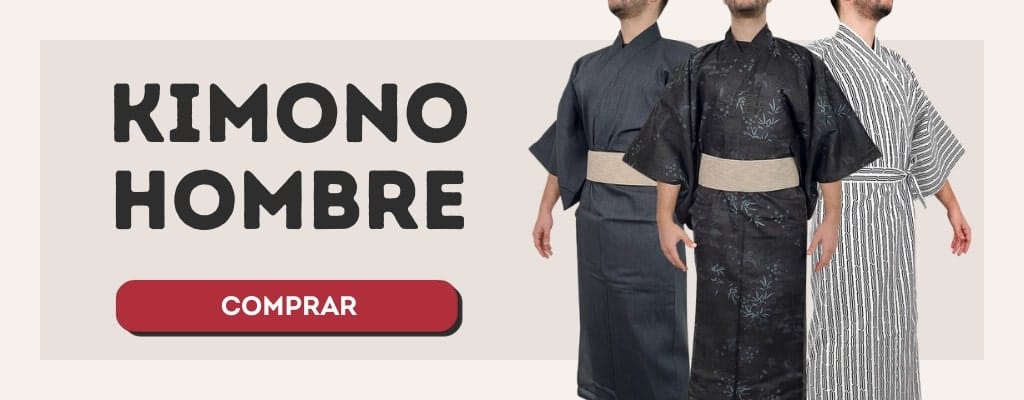 comprar kimono japonés hombre
