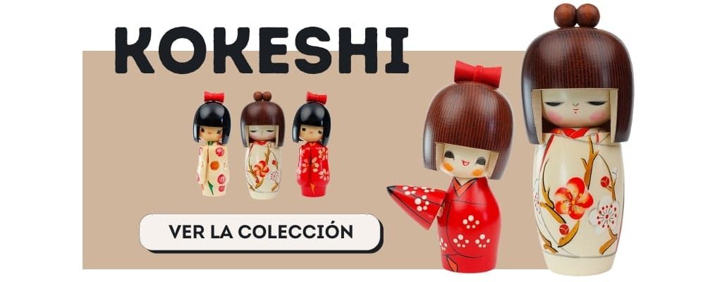 comprar muñecas kokeshi de Japón