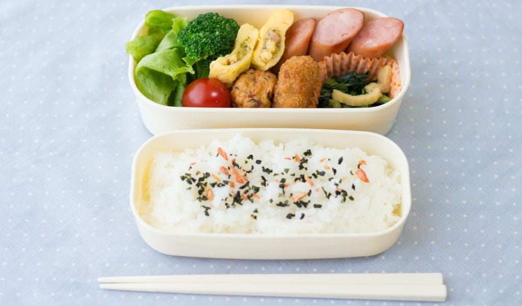 ejemplo de bento japonés