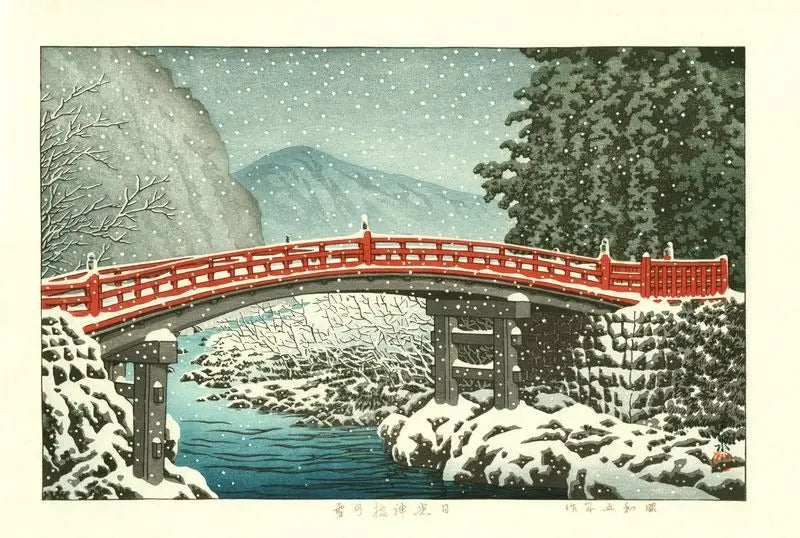 Nieve en Shinkyo, Nikko