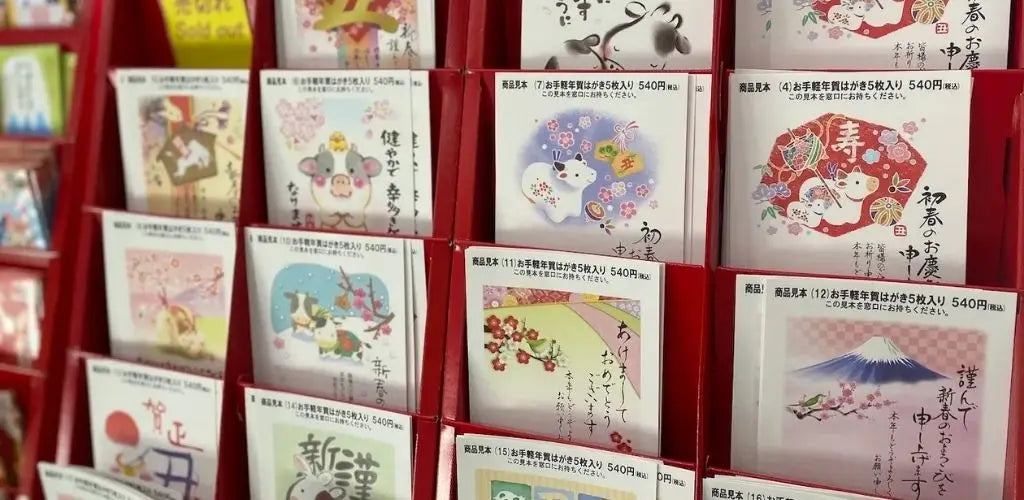 cartas nengajo de felicitación japonesas