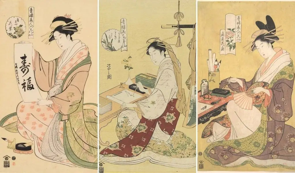 orígenes de la caligrafía japonesa