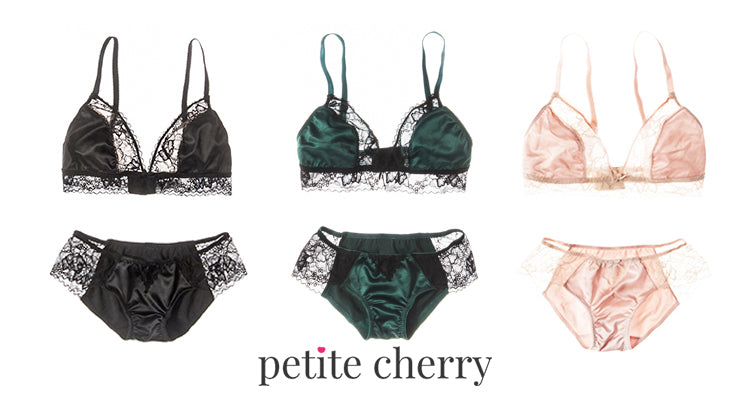 If you must wear a bra to sleep, choose a nice soft satin bralette without underwires, like this Priscilla set.