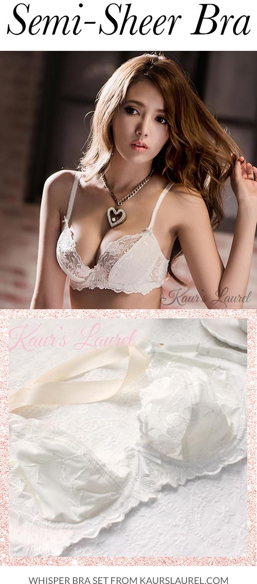 Semi Sheer Bra from Kaur's Laurel